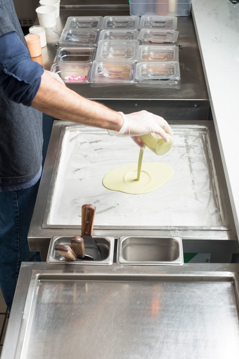 Step By Step: Rolled Ice Cream at Bing Haus