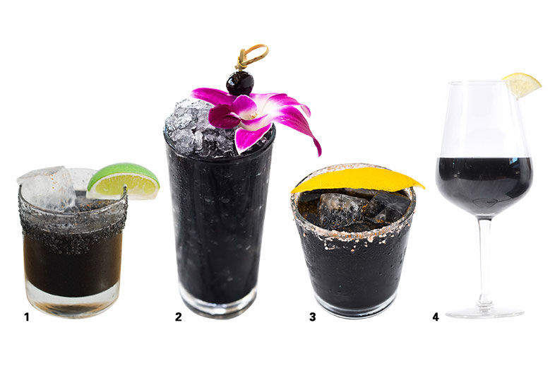 4 Charcoal Cocktails to Try Right Now
