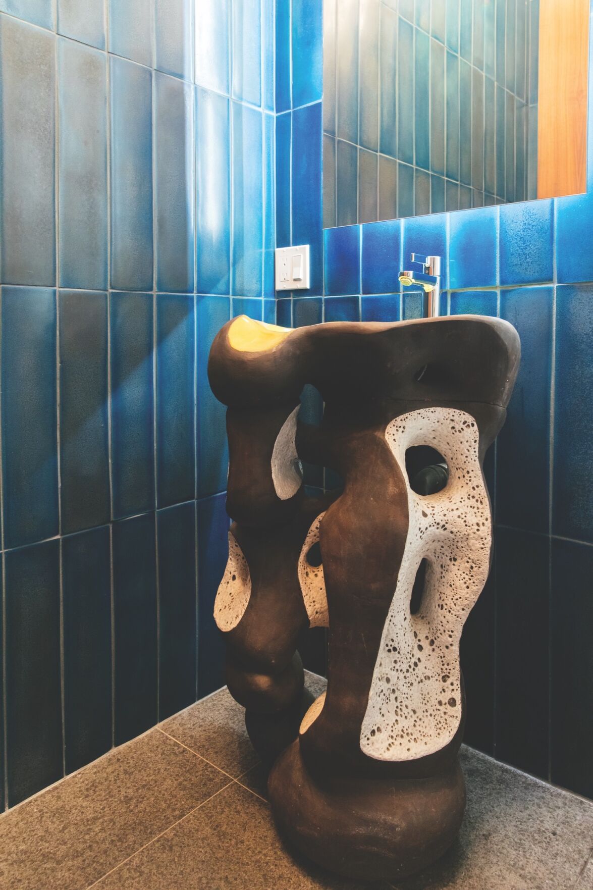 Josh Herman, bathroom