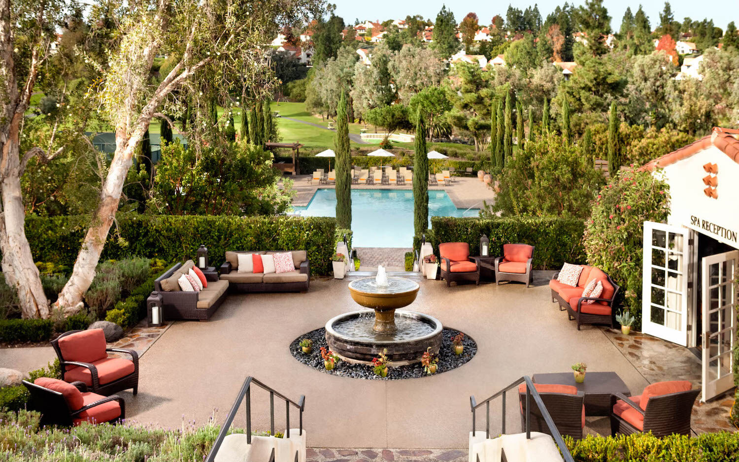 Rancho Bernardo Inn Courtyard and Pool