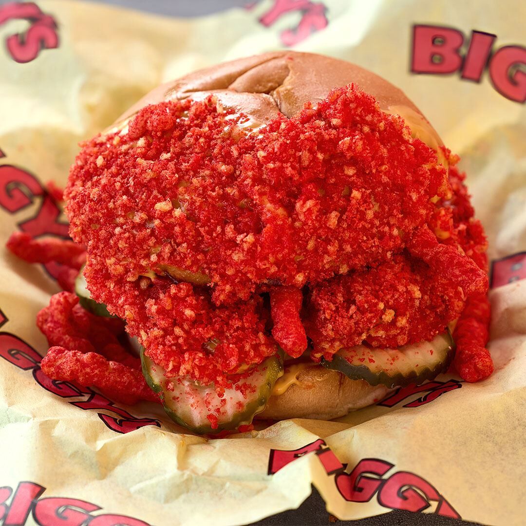 Hot Cheeto Chicken Sandwich Biggy's San Diego County Fair