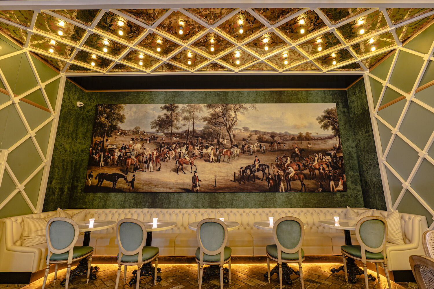 Wolfie's Carousel Bar, bench