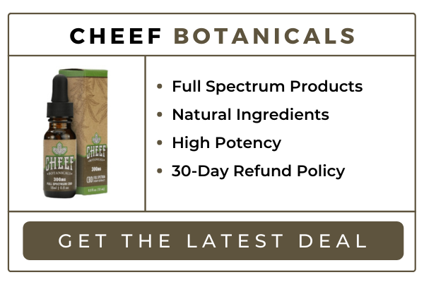 Best CBD Oil for Pain - Cheef Botanicals