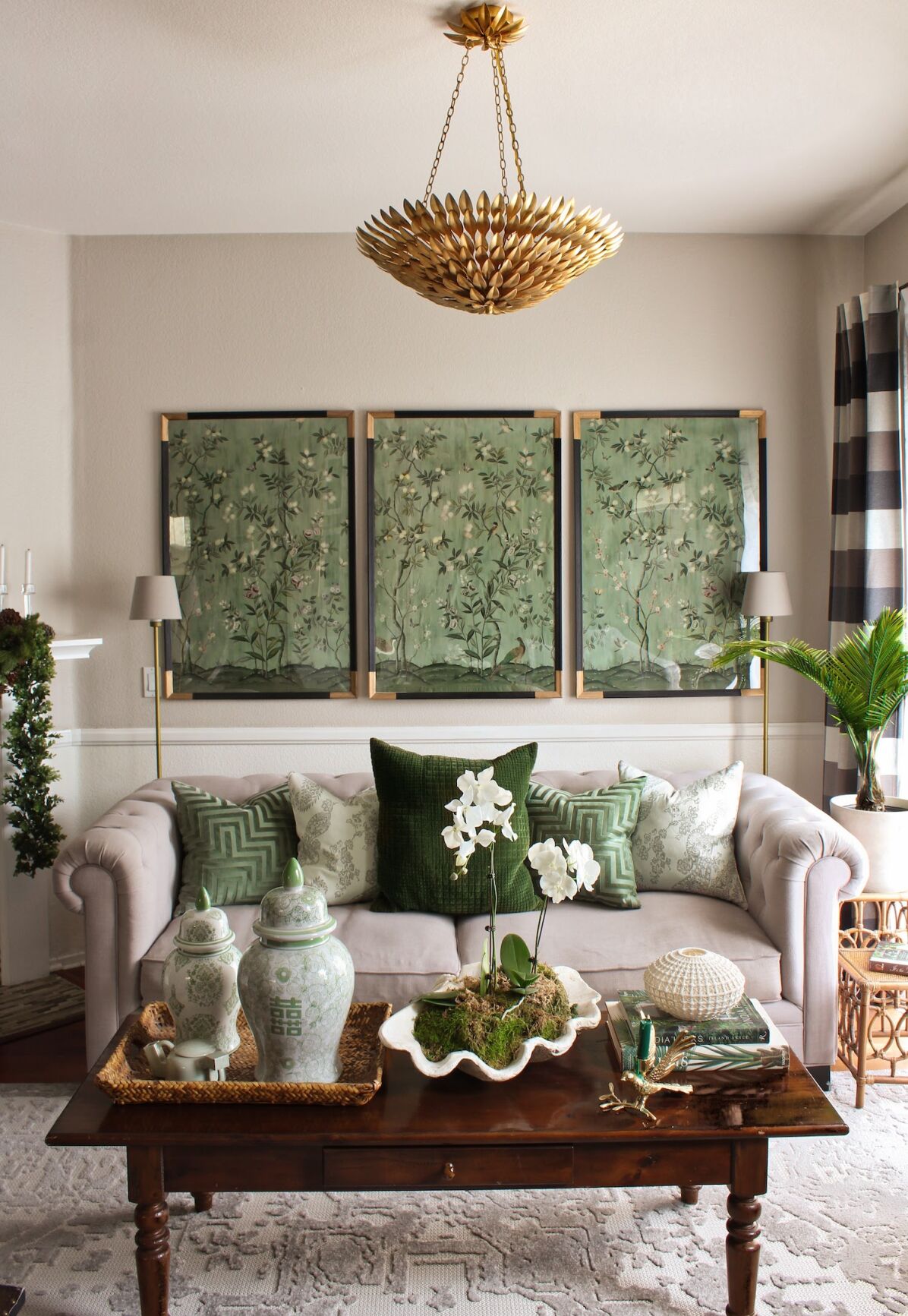 Oscar Bravo Home green accents