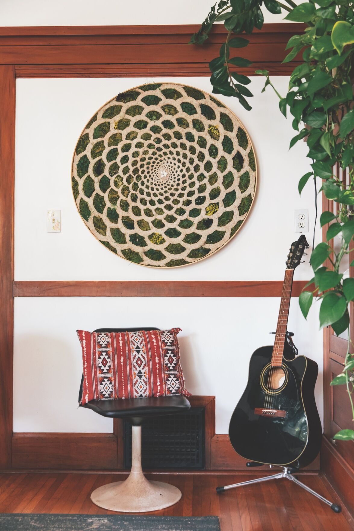 leafing home, guitar