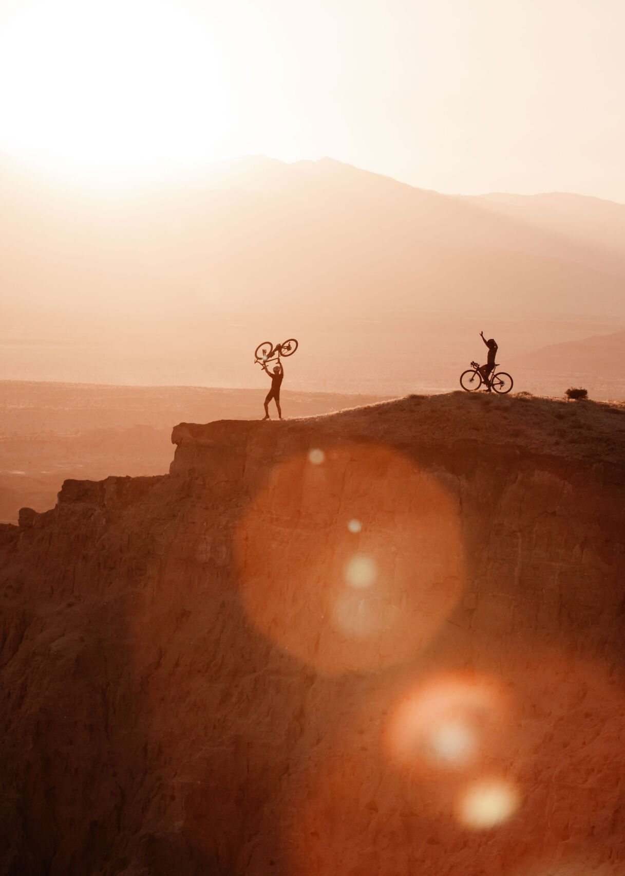 San Diego Trails - Jussi at sunset