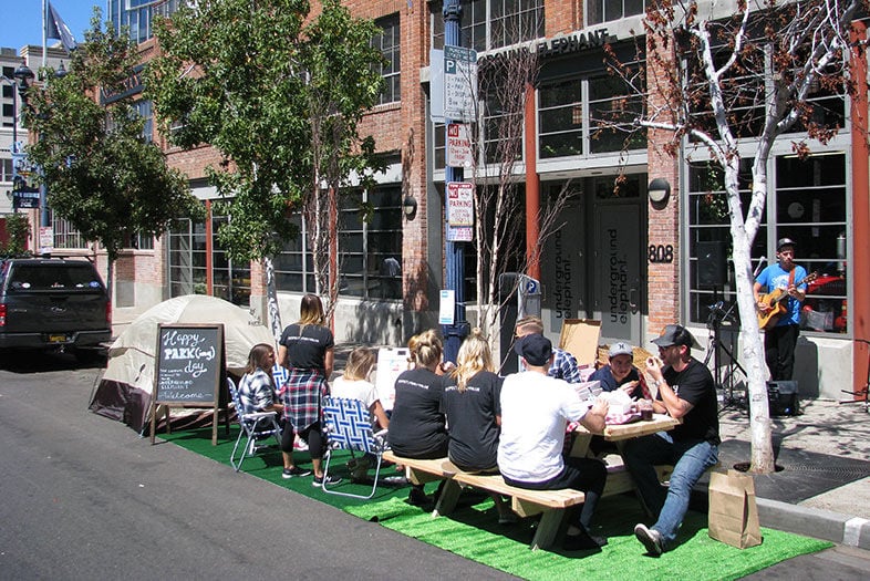 (Park)ing Day Transformed Downtown Parking Spots into Public Parks