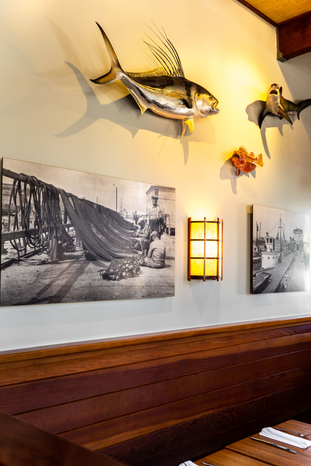 the fishery, wall decoration