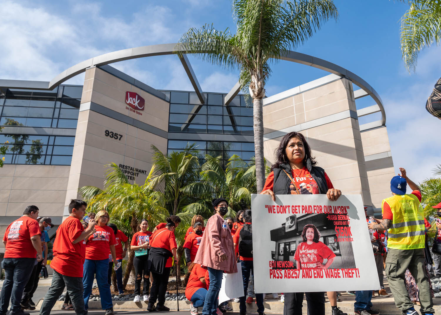 San Diego Fast Food Automation Protest