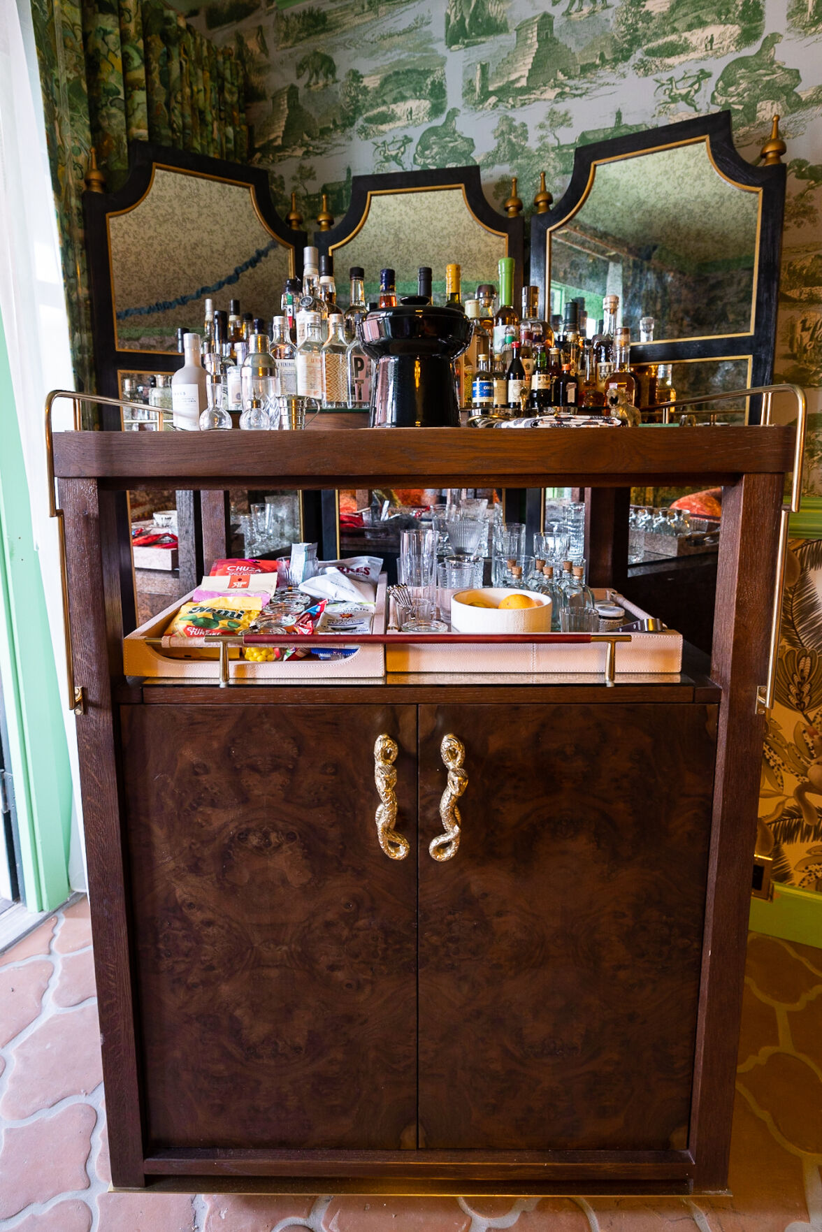 In-Room Bar Cart