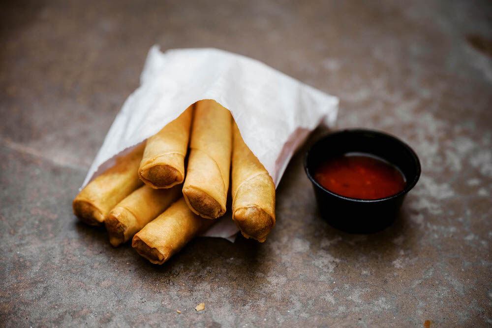 White Rice - lumpia