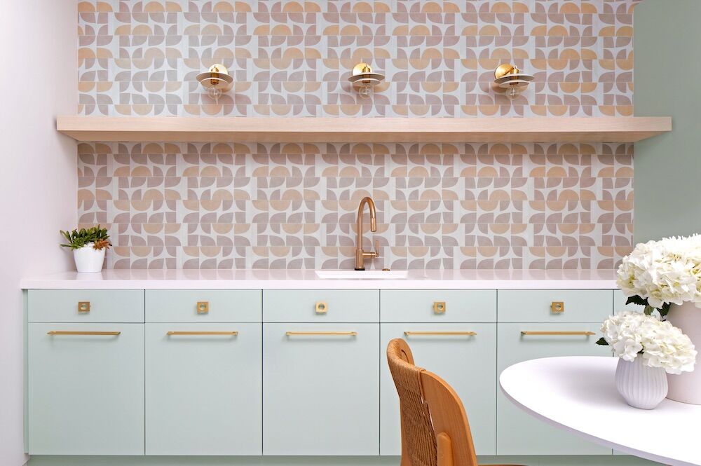 Livden tile - honeysuckle installation
