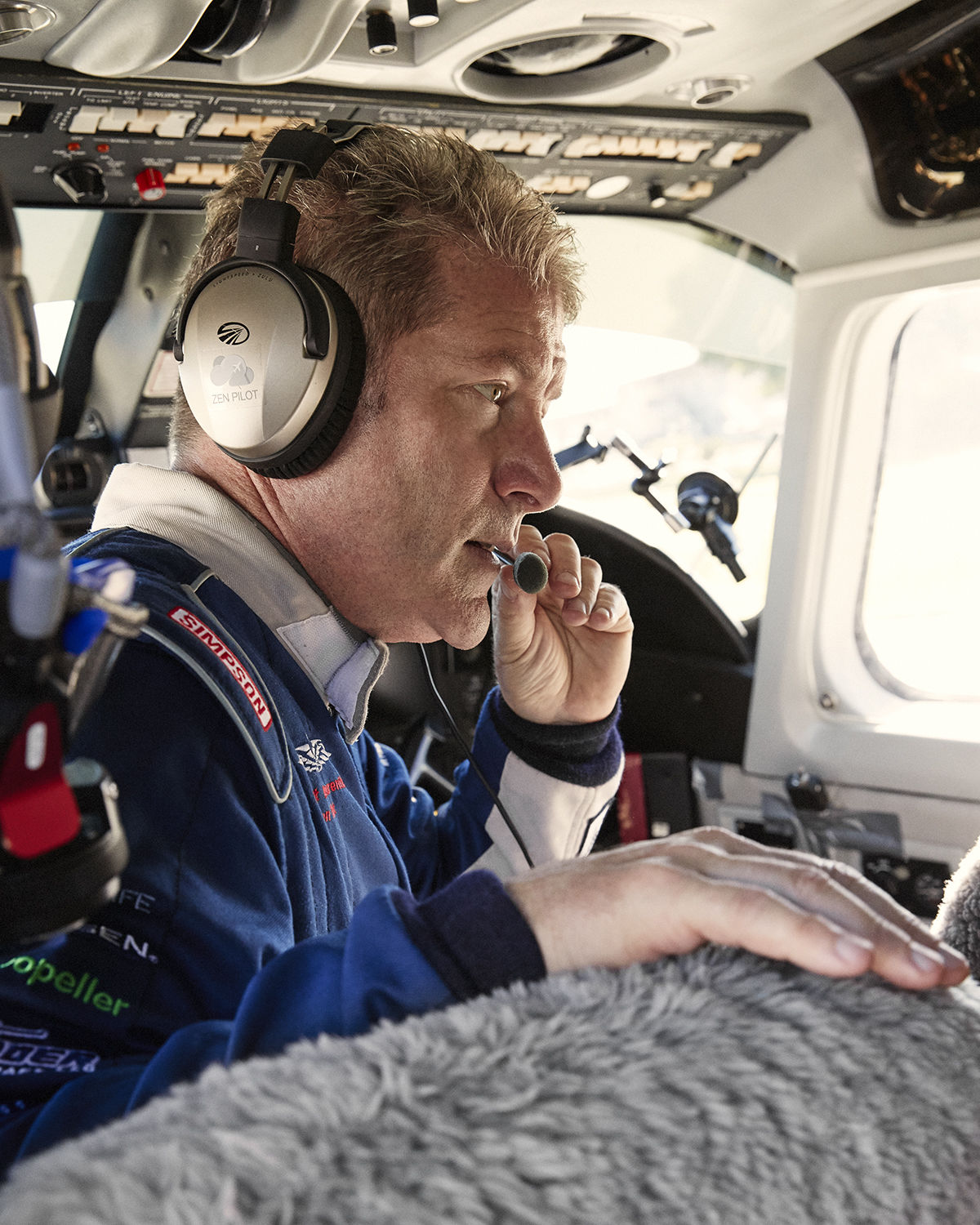Pole to Pole Pilot – Robert in Plane