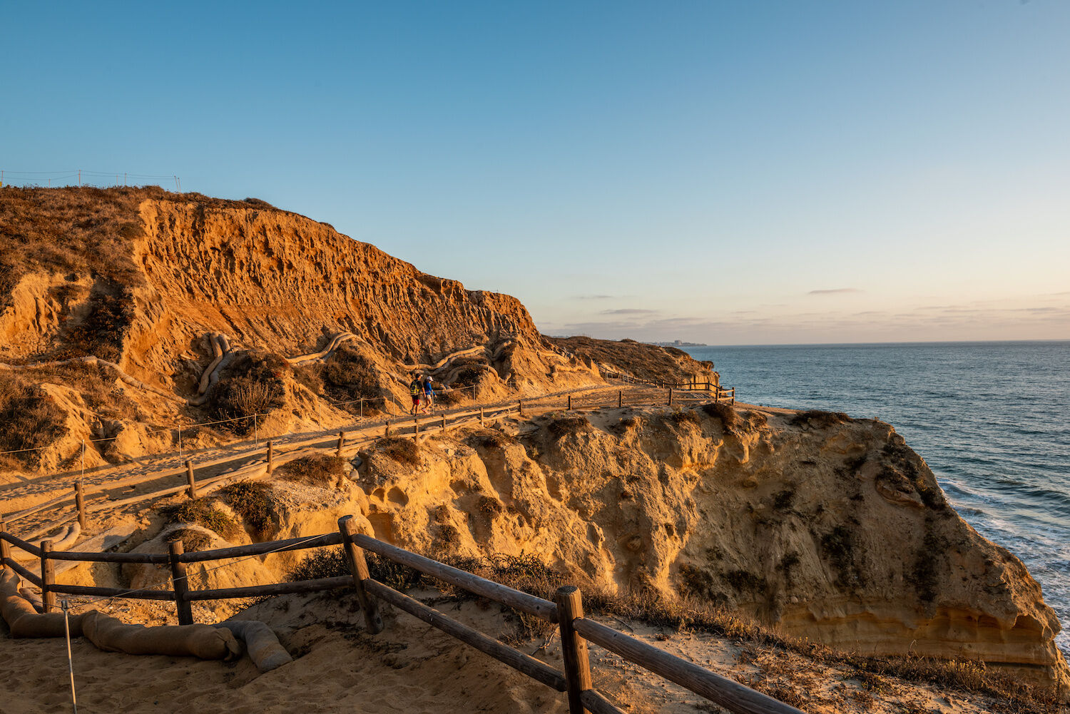 Torrey Pines Hiking Trail Afternoon San Diego