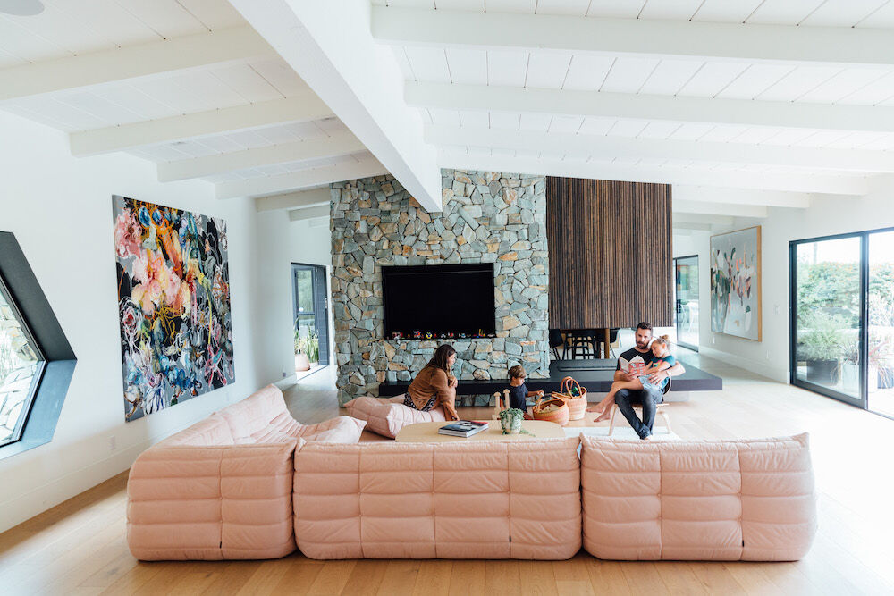 Resnick home - living room