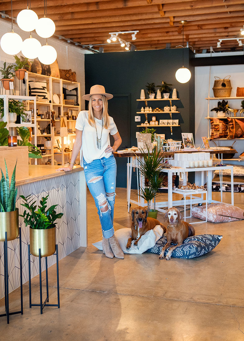 North Park's New Home Décor and Dog Garb Shop