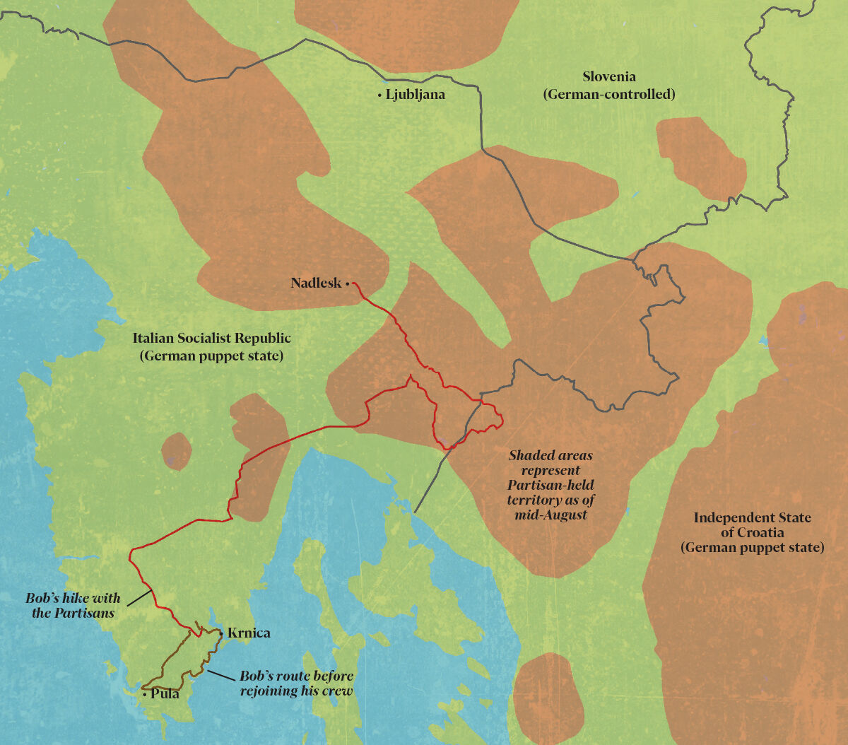 Veterans Day / Bob’s Hike Map