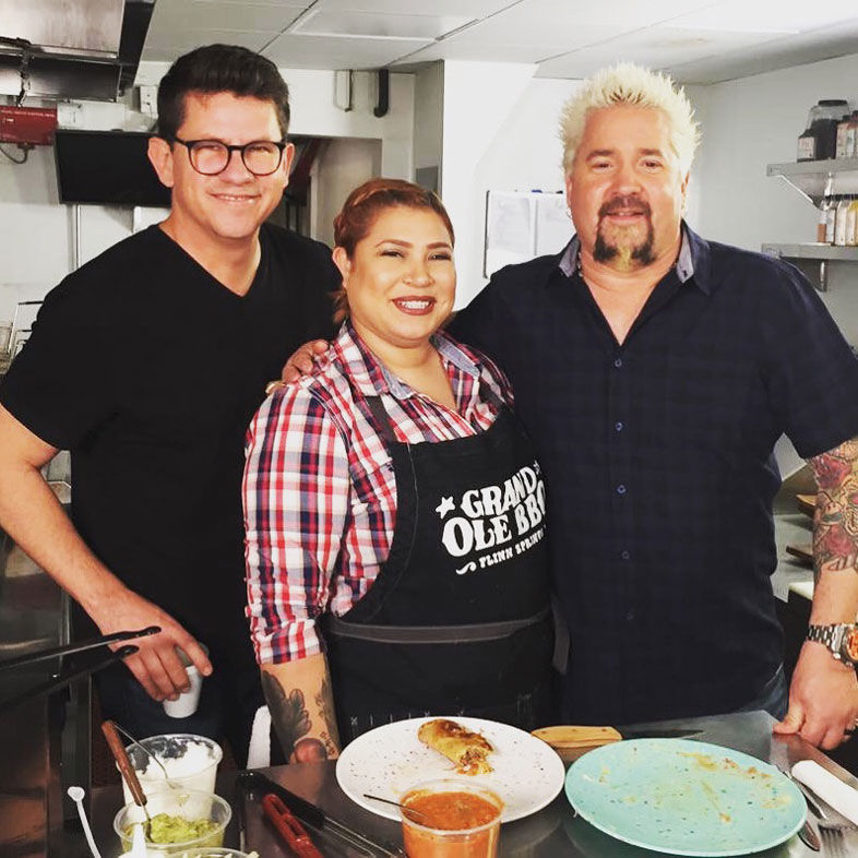 Brisket with Guy Fieri