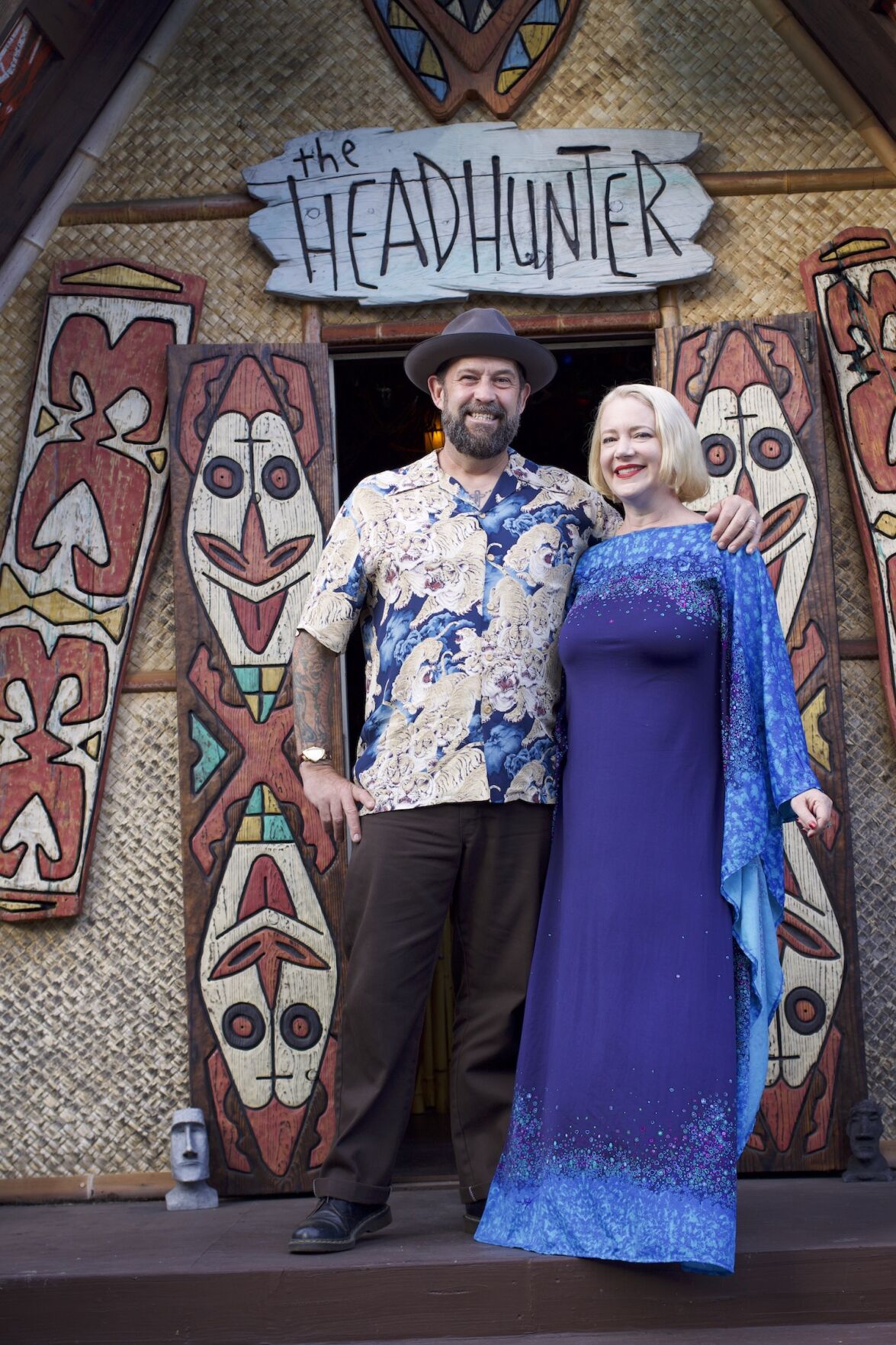 Home Tiki Bar San Diego Magazine Johnny and Ilze Guilmet