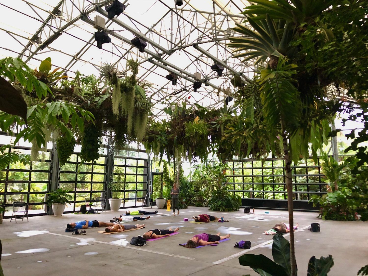 San Diego Botanic Garden Yoga Class