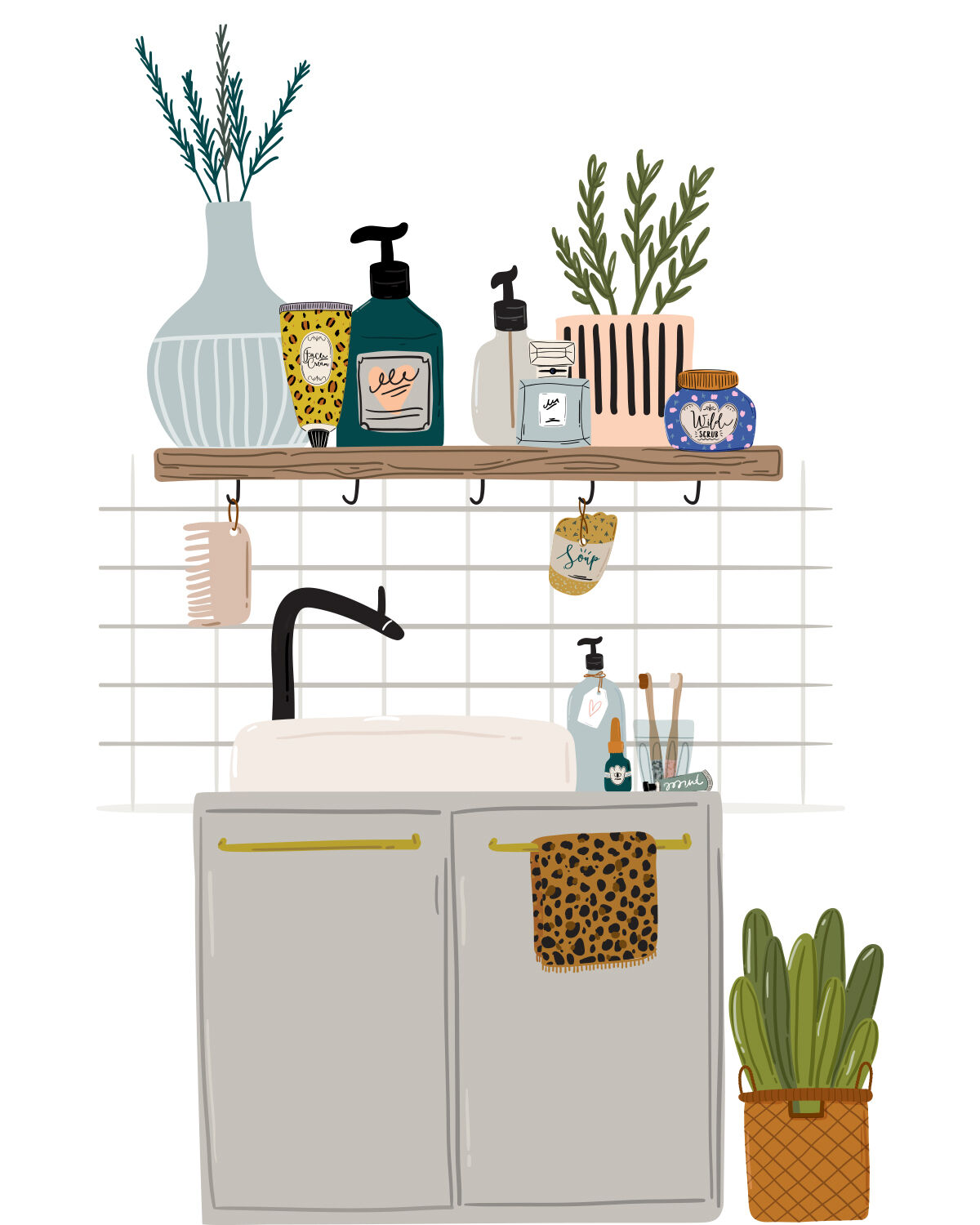 Home Organizing / Illustration