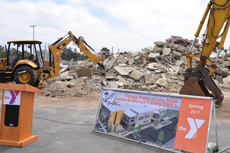 New Jackie Robinson YMCA Breaks Ground; What Should Happen to the Old Library?