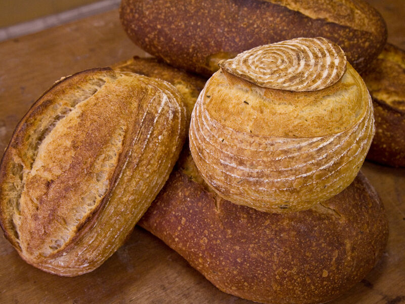 Bread & Cie / Levain Batard, Rosemary and Olive Oil Boule