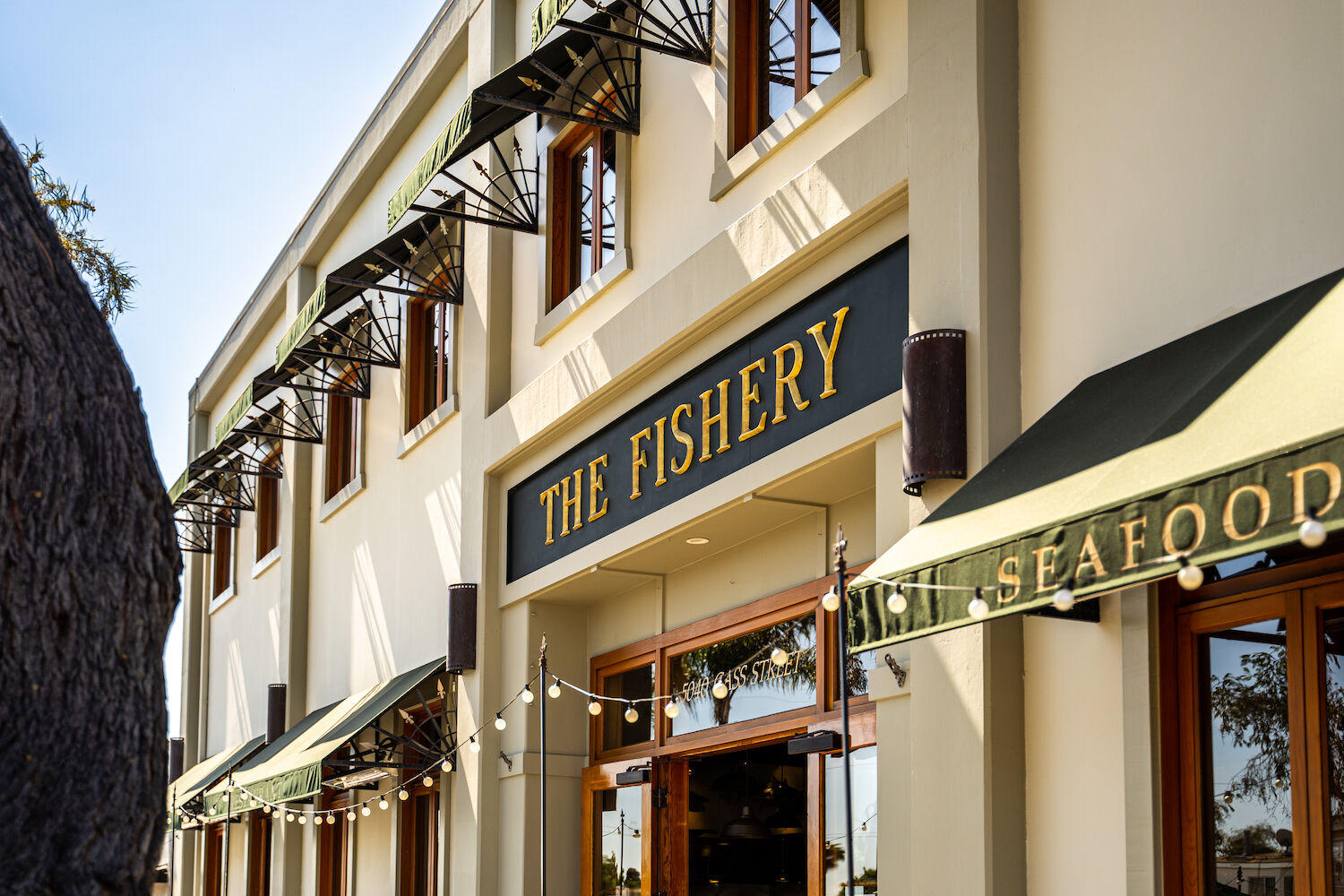 the fishery, front door