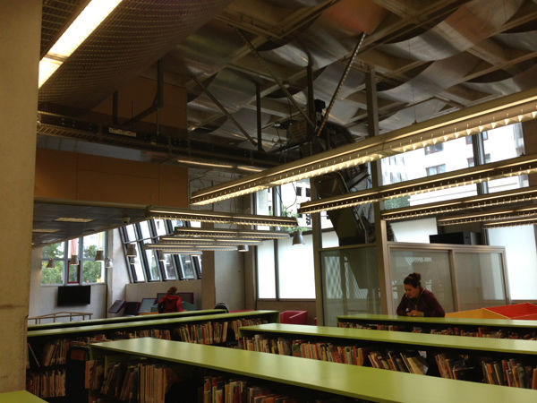 Inside the new Central Library