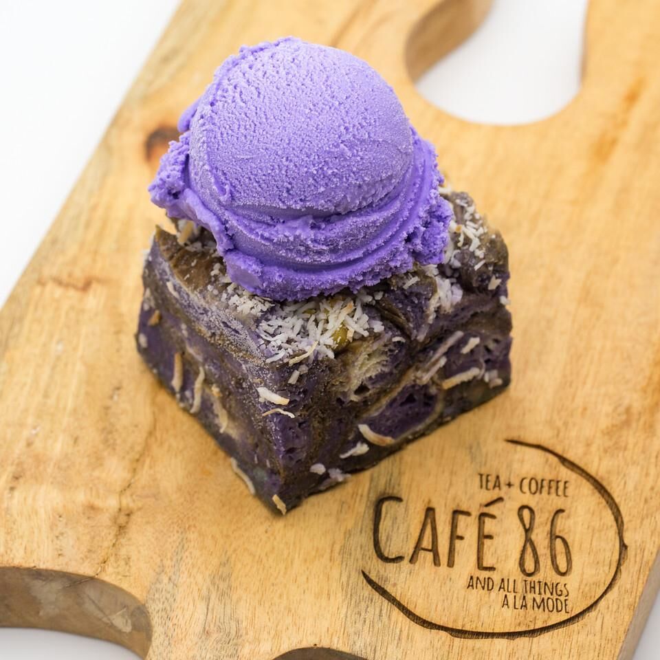 Halo-Halo Bread Pudding  Cafe 86