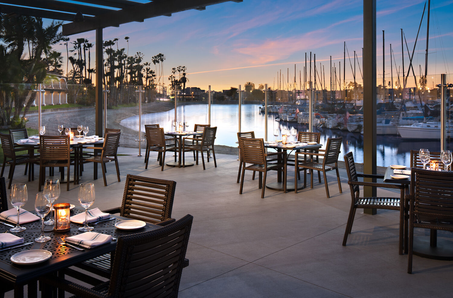 Dockside 1953 at dusk