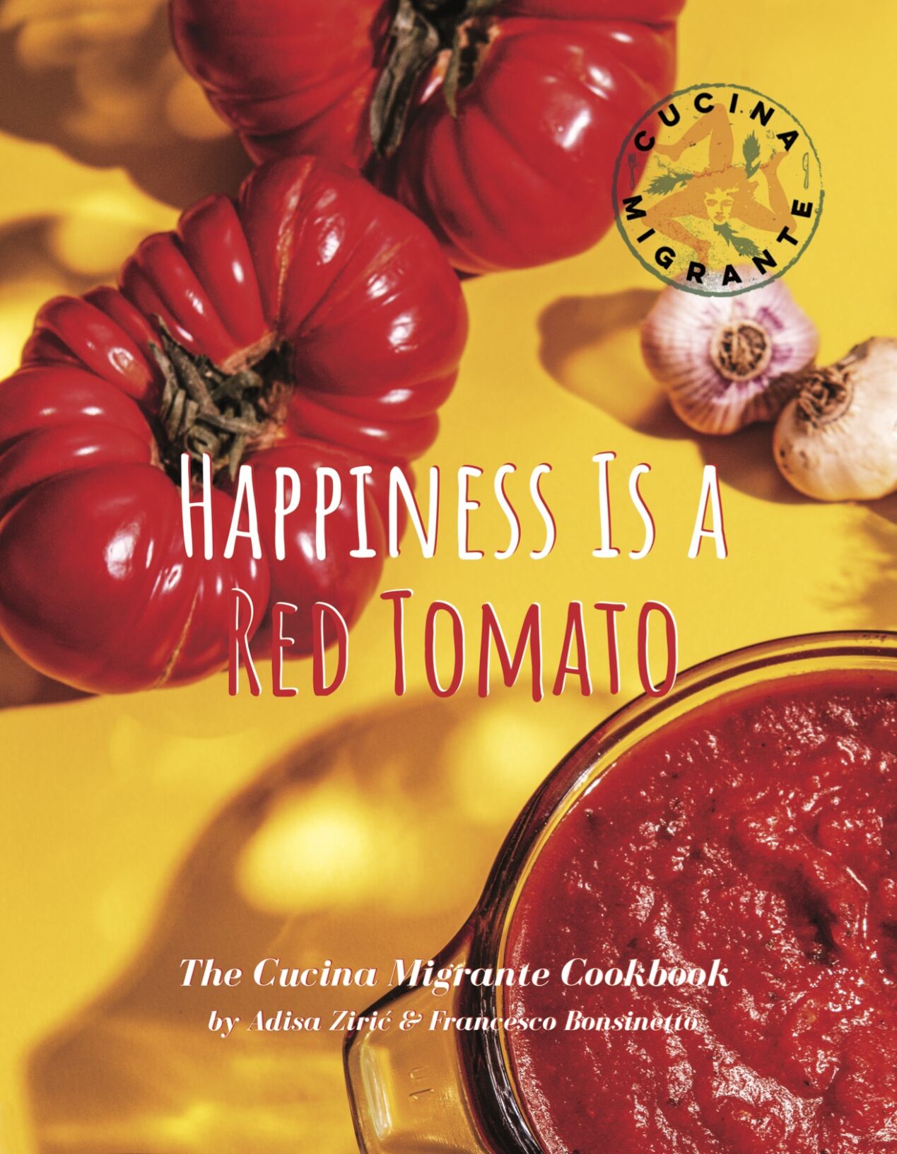 fresh off the press, happiness is a red tomato