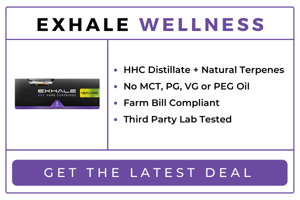 Exhale Wellness HHC Carts