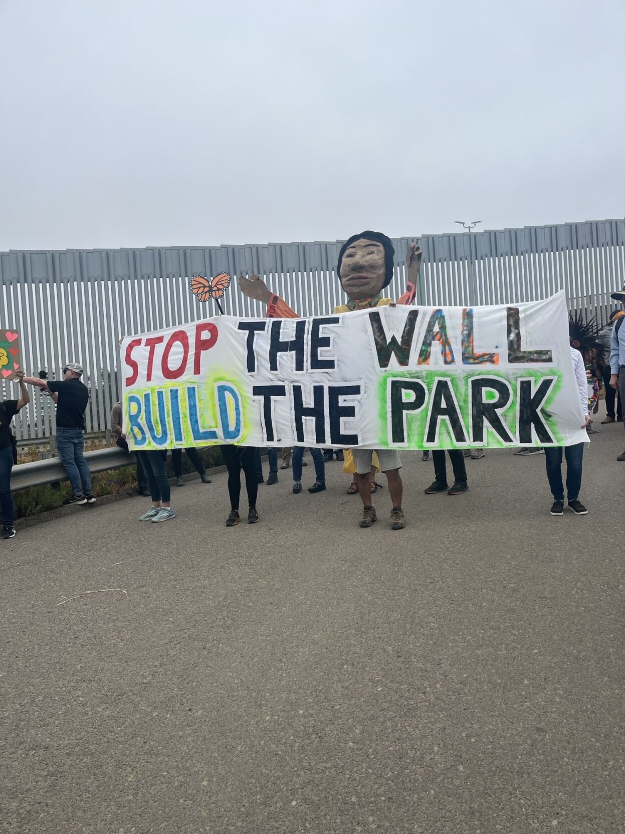 Friendship Park, closure march