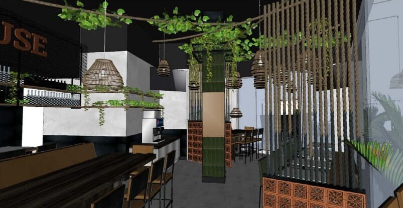 Craft House Fashion Valley Restaurant Opening Interior Rendering