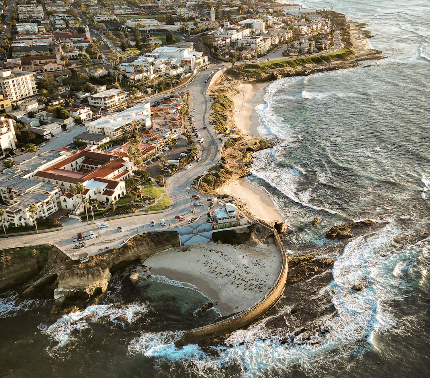 La Jolla Cove Ocean San Diego Sunset Golden Hour San Diego Magazine Love Letters Cole Novak