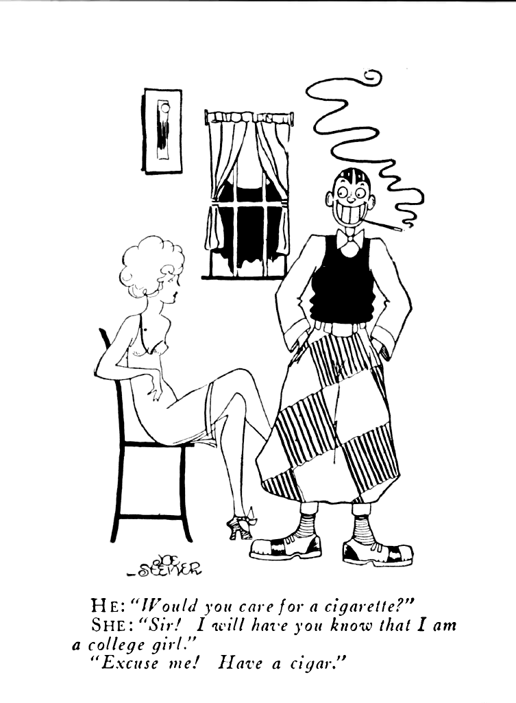 March April 1953 (Have a Cigar) San Diego Magazine Historical Cartoon