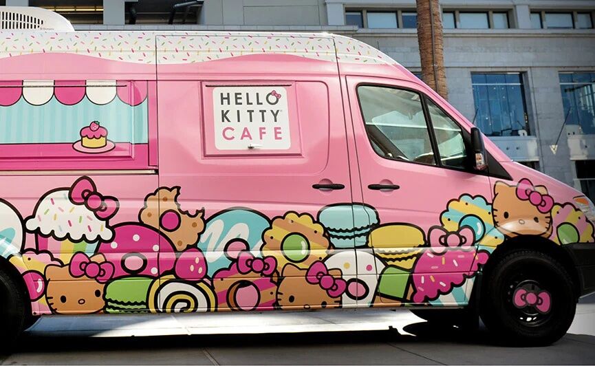 Hello Kitty food truck